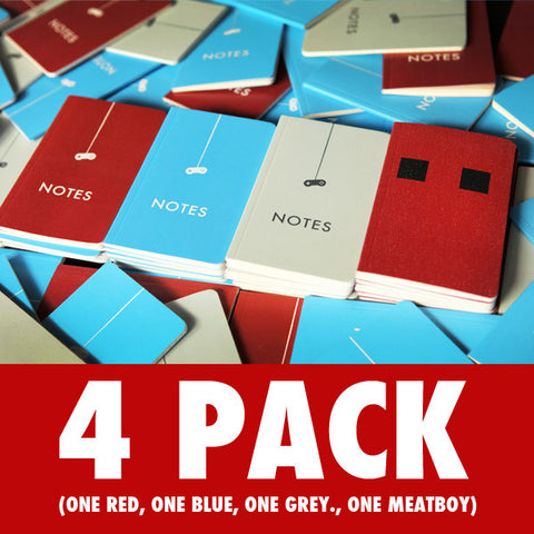 Indie Game: The Movie -  Notebooks: 4 Pack